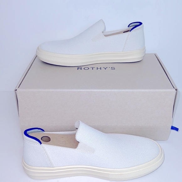 Rothy's Shoes - NWT Rothy’s Sneakers The City Slip On White Size 8